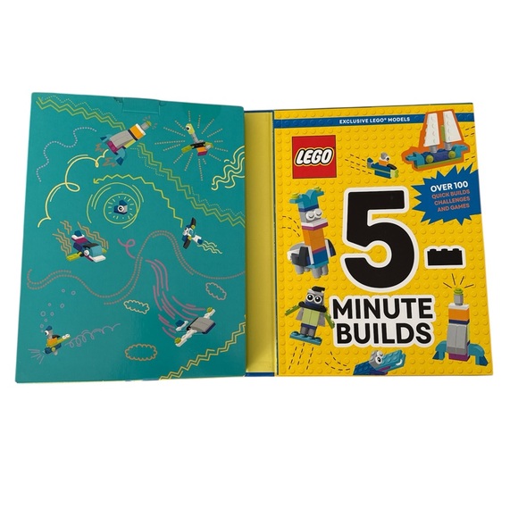 LEGO 5-Minute Builds Book + 50 Bricks – Over 100 Quick Build Ideas (NEW) - Picture 2 of 4
